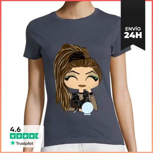 Camiseta Mujer Clásica Alaska En La Bola De Cristal LaTostadora