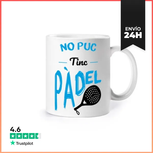 Taza No Puedo Tengo Padel - Catalán LaTostadora