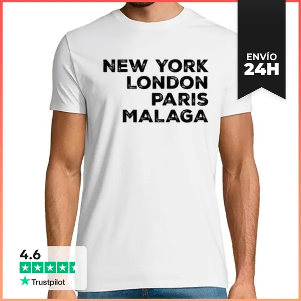 Camiseta Hombre Clásica Malaga LaTostadora