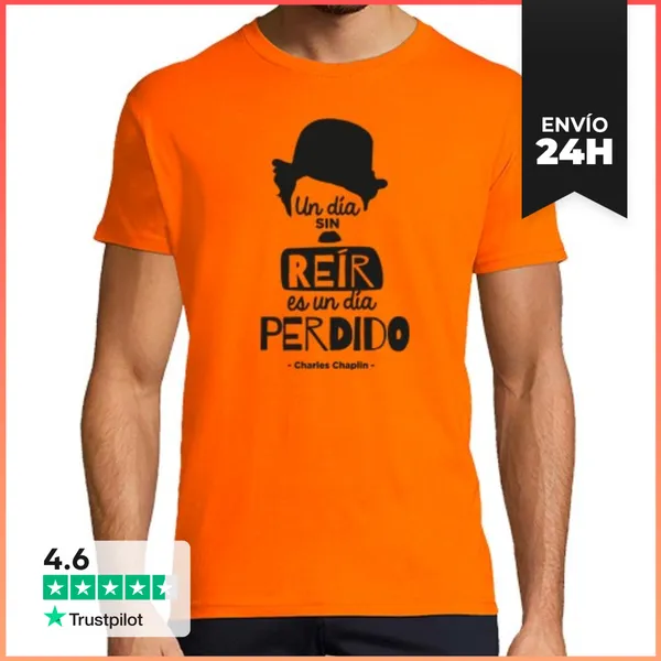 Camiseta Hombre Clásica Chaplin LaTostadora