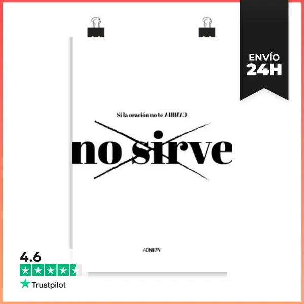 Póster Vertical No Sirve LaTostadora