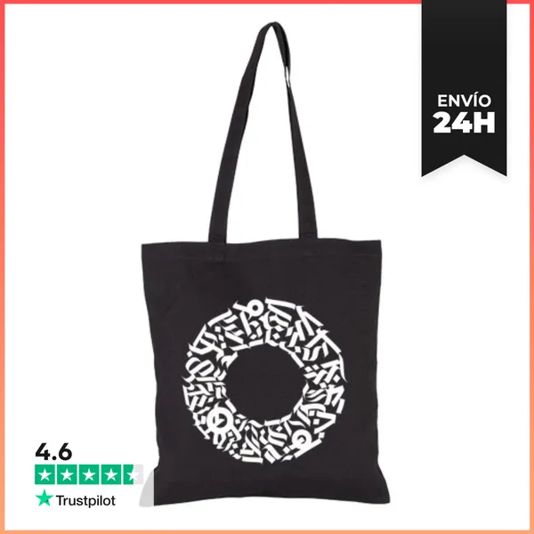 Bolsa De Tela OX Circulo Blanco LaTostadora