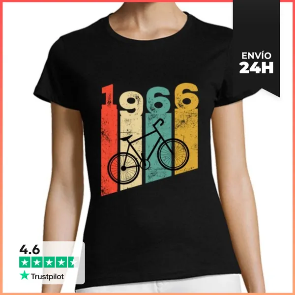 Camiseta Mujer Clásica 1966 Vintage LaTostadora