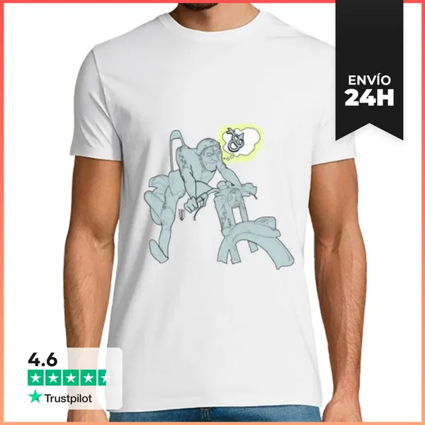 Camiseta Hombre Clásica Globo Pecaminoso LaTostadora