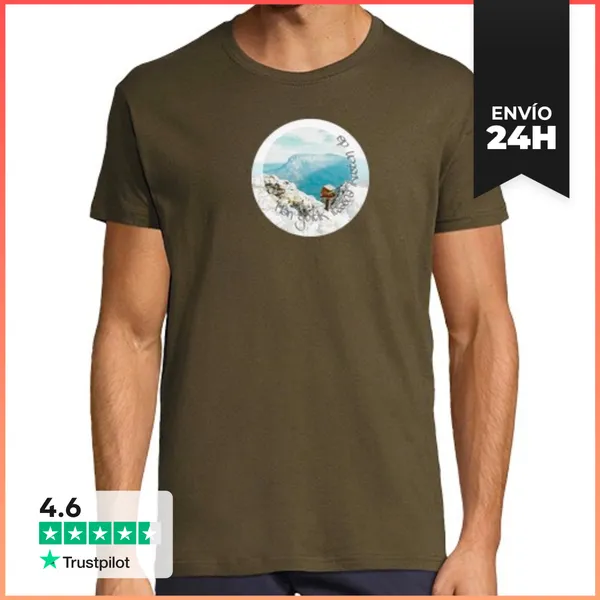 Camiseta Hombre Clásica Han Goitik Itsasoa Ikusten Da LaTostadora