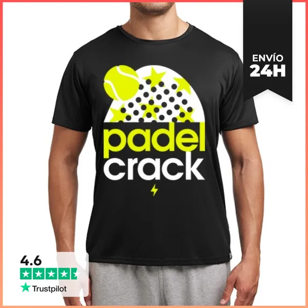 Camiseta Deportiva Hombre Padel Crack LaTostadora