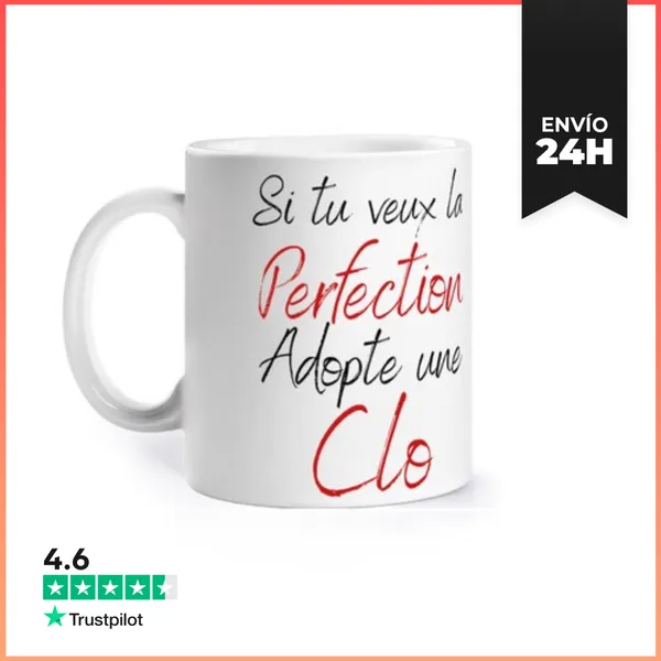 Taza Quieres La Perfección Adopta Un Clo LaTostadora