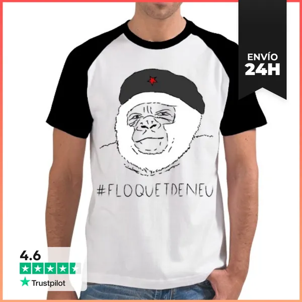Camiseta Hombre, Estilo Béisbol Floquet De Neu LaTostadora