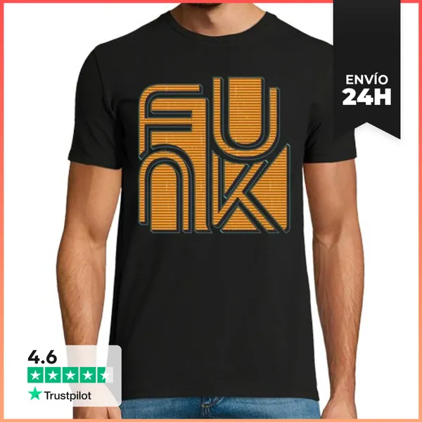 Camiseta Hombre Clásica Funk Music LaTostadora