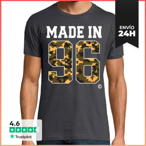 Camiseta Hombre Clásica Made In 96 LaTostadora