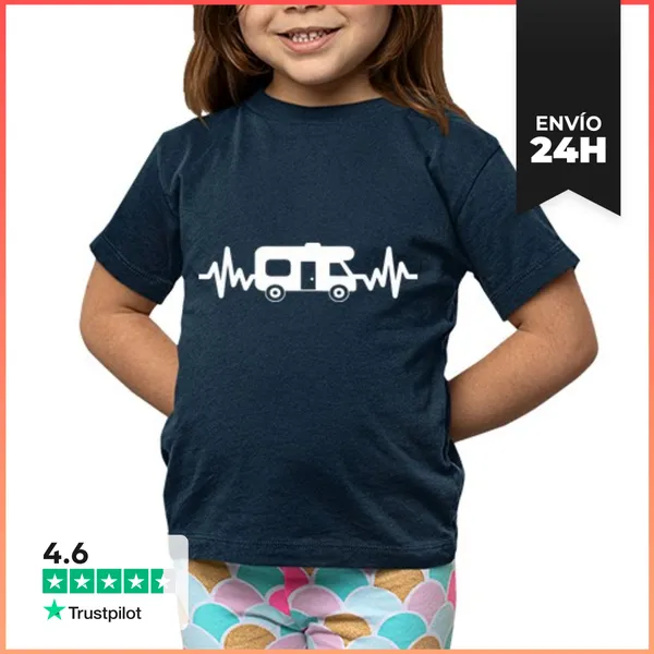 Camiseta Clásica Para Niños Autocaravana Autocaravana LaTostadora