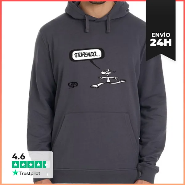 Sudadera Unisex Con Capucha Sudadera Stupendo LaTostadora