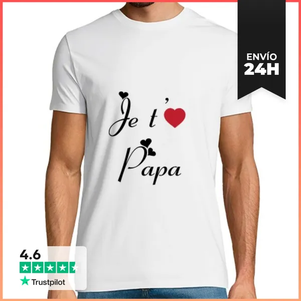 Camiseta Hombre Clásica Camisa De Papá - El Día De Padre