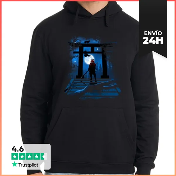 Sudadera Unisex Con Capucha Hombre, Jersey Con Capucha, Negro