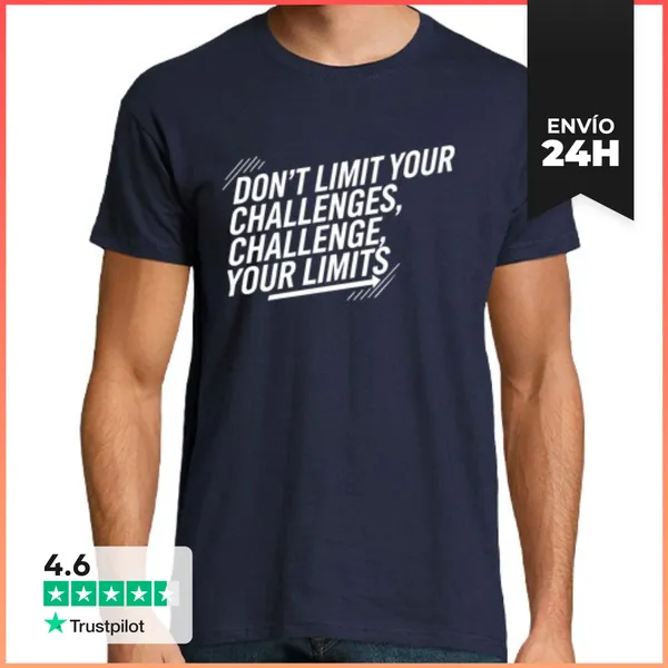 Camiseta Hombre Clásica Desafía Tus Límites LaTostadora