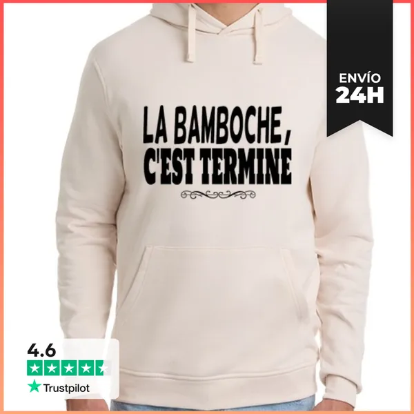 Sudadera Unisex Con Capucha El Bamboche Esta Terminado