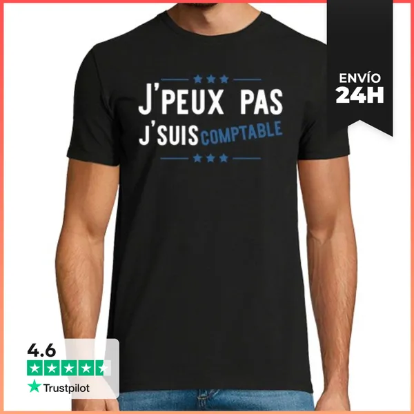 Camiseta Hombre Clásica Soy Un Contador De Regalos LaTostadora