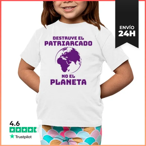 Camiseta Clásica Para Niños DESTRUYE EL PATRIARCADO, NO EL