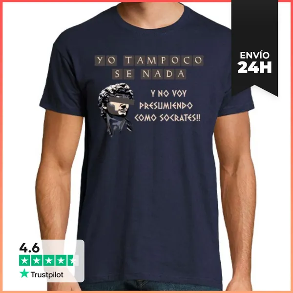 Camiseta Hombre Clásica YO TAMPOCO SE NADA LaTostadora