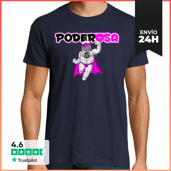 Camiseta Hombre Clásica PODEROSA LaTostadora