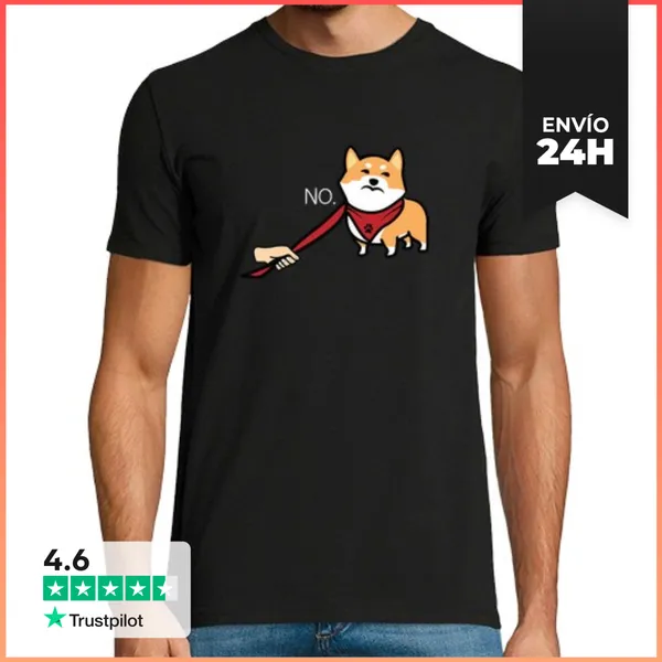 Camiseta Hombre Clásica Graciosas Adorables Amantes De Shiba Inu