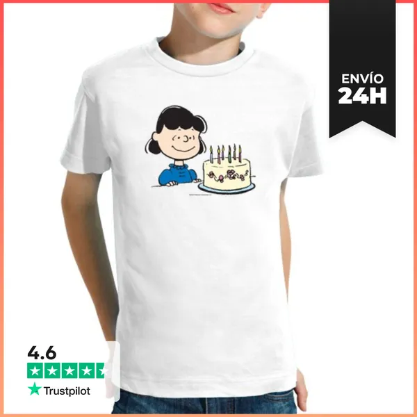 Camiseta Clásica Para Niños Lucy Cumpleaños Vintage LaTostadora