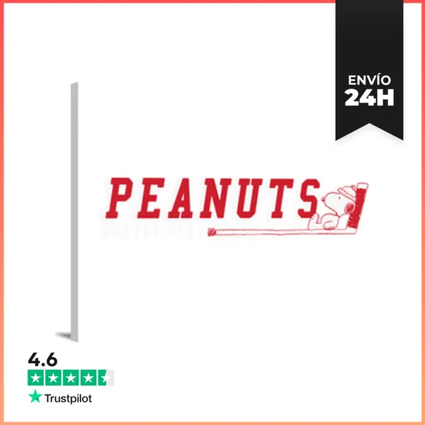 Lienzo Horizontal Peanuts Hockey Sobre Hielo LaTostadora