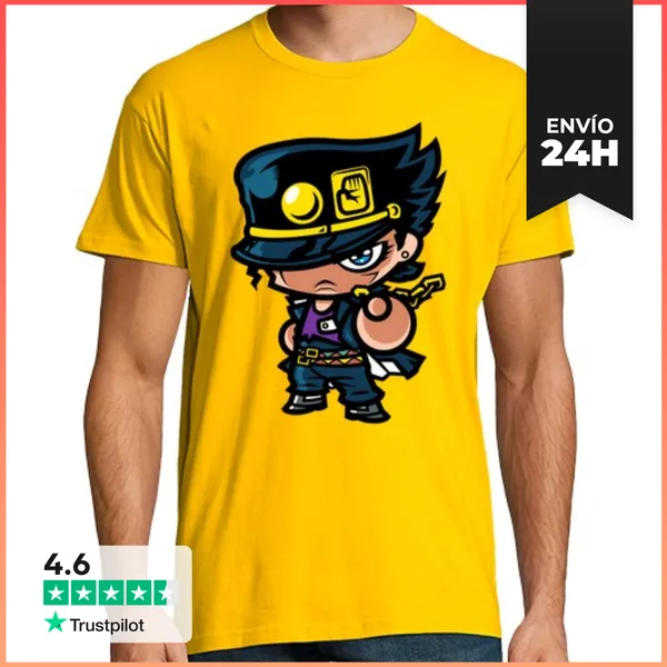 Camiseta Hombre Clásica ChibJotaro Stardust LaTostadora