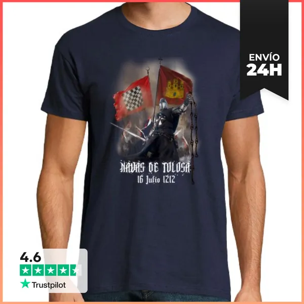 Camiseta Hombre Clásica Batalla De Las Navas De Tolosa