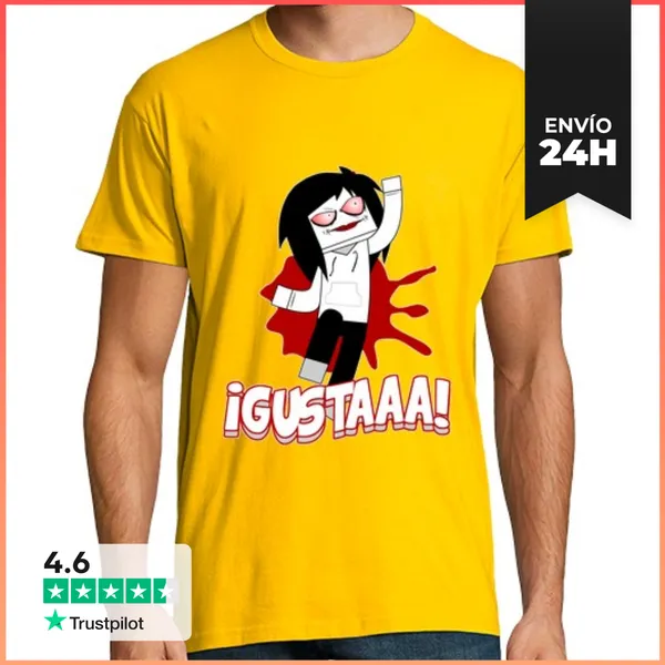 Camiseta Hombre Clásica Jeff The Killer Gusta De TownGamePlay