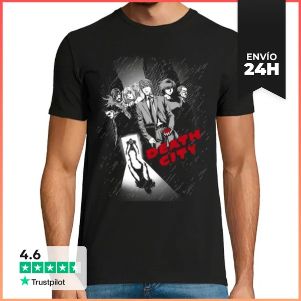 Camiseta Hombre Clásica Death City LaTostadora