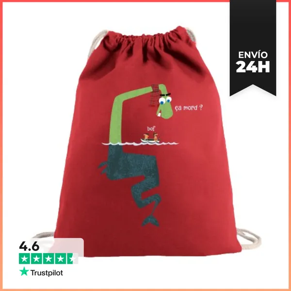 Mochila Saco Con Cuerdas Nessie LaTostadora
