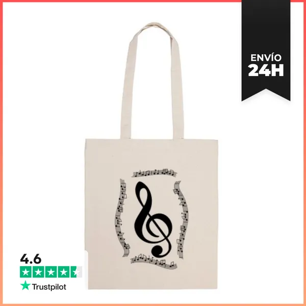 Bolsa De Tela Clave De Sol LaTostadora