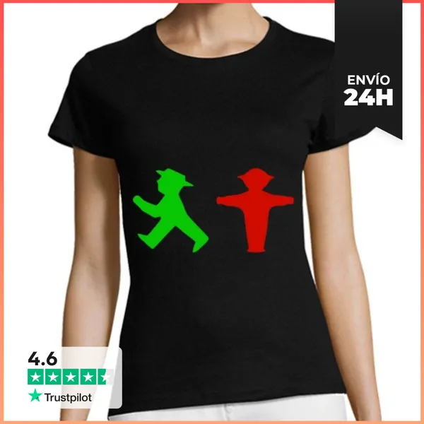 Camiseta Mujer Clásica Semaforo LaTostadora