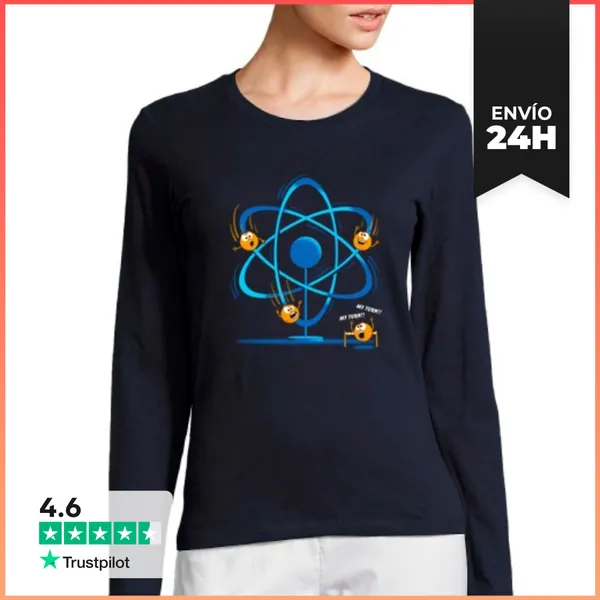 Camiseta Mujer Manga Larga Electron LaTostadora