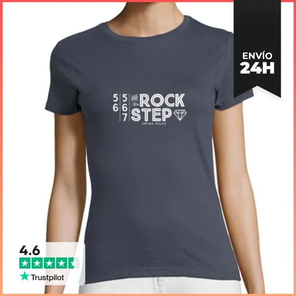Camiseta Mujer Clásica 5 6 7 AND Rockstep LaTostadora