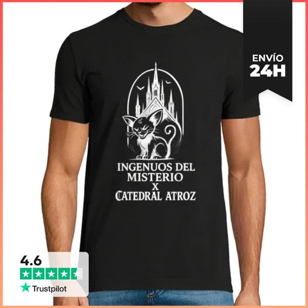 Camiseta Hombre Clásica Camiseta Frase 2 Colaboración Catedral