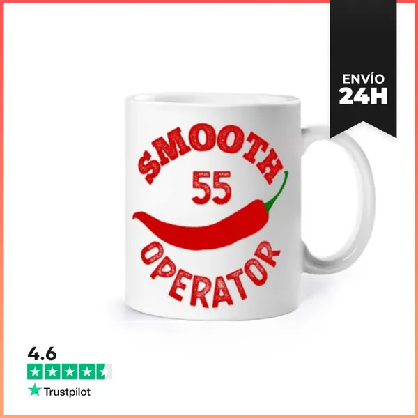 Taza SMOOTH OPERATOR CARLOS SAINZ F1 LaTostadora