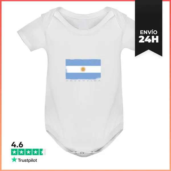 Body Bebé Body De Bebé, Mameluco, Bandera Argentina De Argentina,