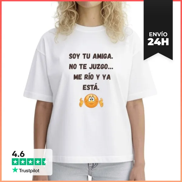 Camiseta Mujer Boxy Regalos De Amigas LaTostadora