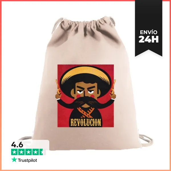 Mochila Saco Con Cuerdas Revolución LaTostadora