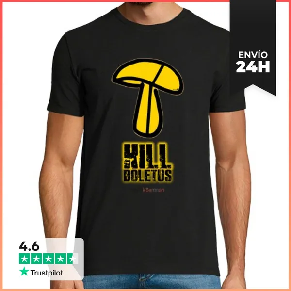 Camiseta Hombre Clásica KILL BOLETUS LaTostadora
