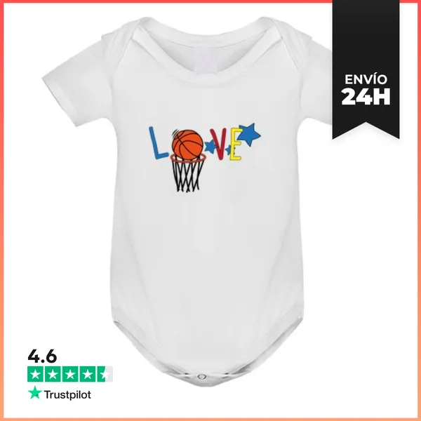 Body Bebé LOVE BALONCESTO Body Bebé LaTostadora