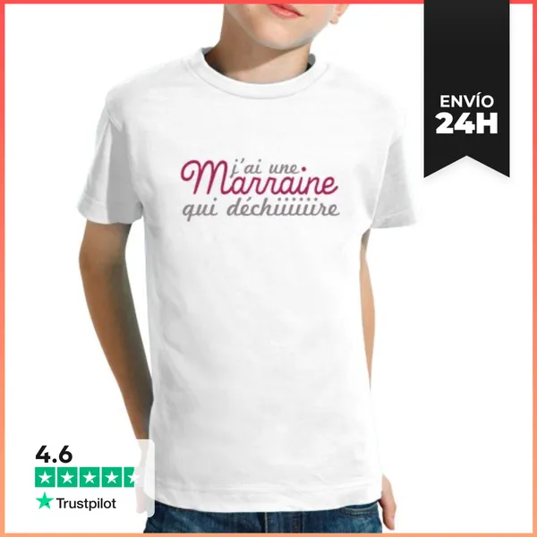 Camiseta Clásica Para Niños Jai Madrina Que Me Arranca
