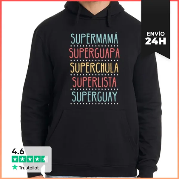 Sudadera Unisex Con Capucha SUPER LaTostadora