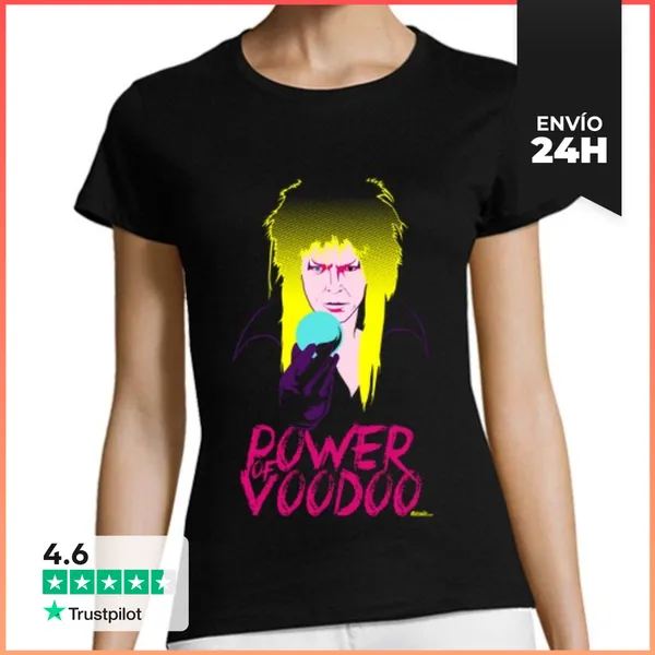 Camiseta Mujer Clásica Jareth (Dentro Del Laberinto) LaTostadora