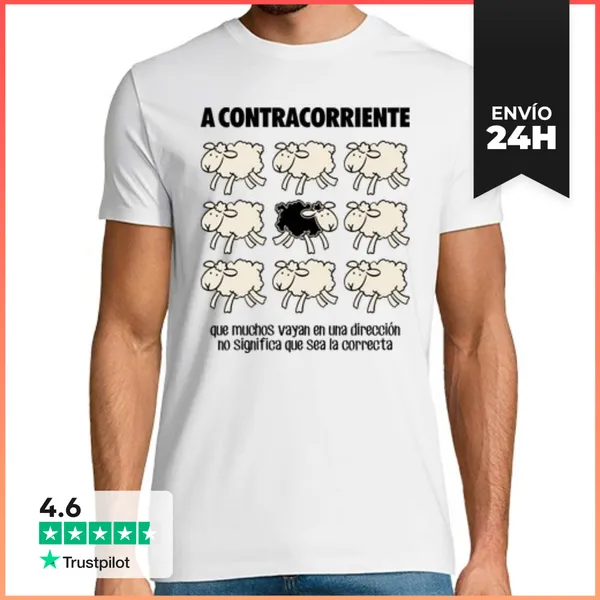Camiseta Hombre Clásica A Contracorriente LaTostadora