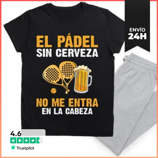 Pijama El Pádel Sin Cerveza No Me Entra Cabeza LaTostadora