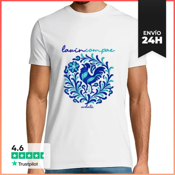 Camiseta Hombre Clásica Lavin Compae 2 Normal LaTostadora