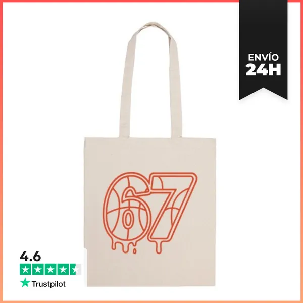 Bolsa De Tela 67 BASKETBALL SIX SEVEN BALÓN LaTostadora